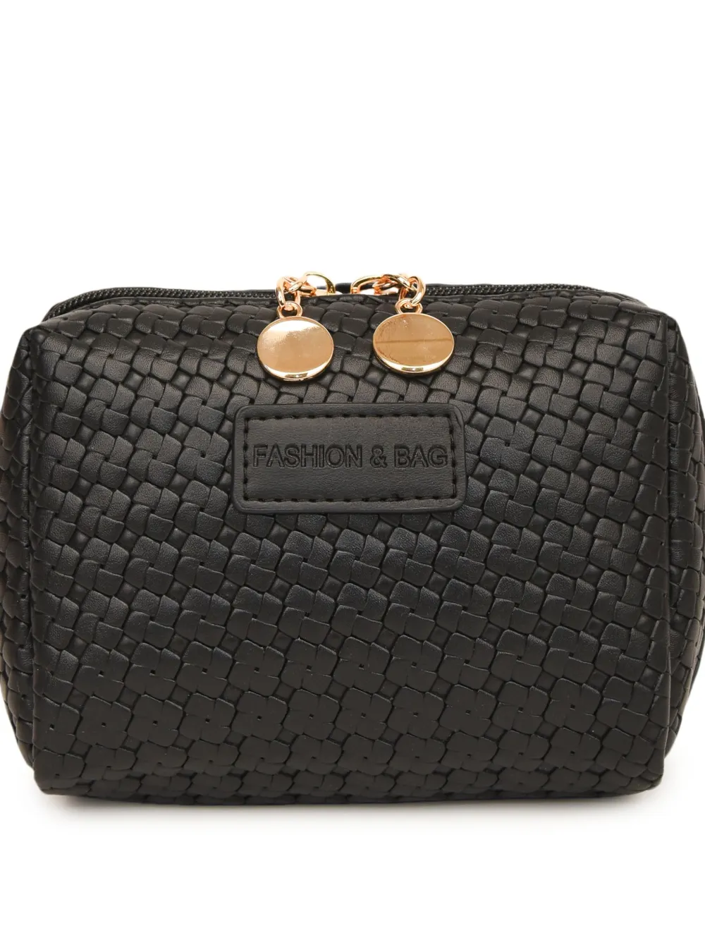 PU Leather Woven Clutch - Image 13