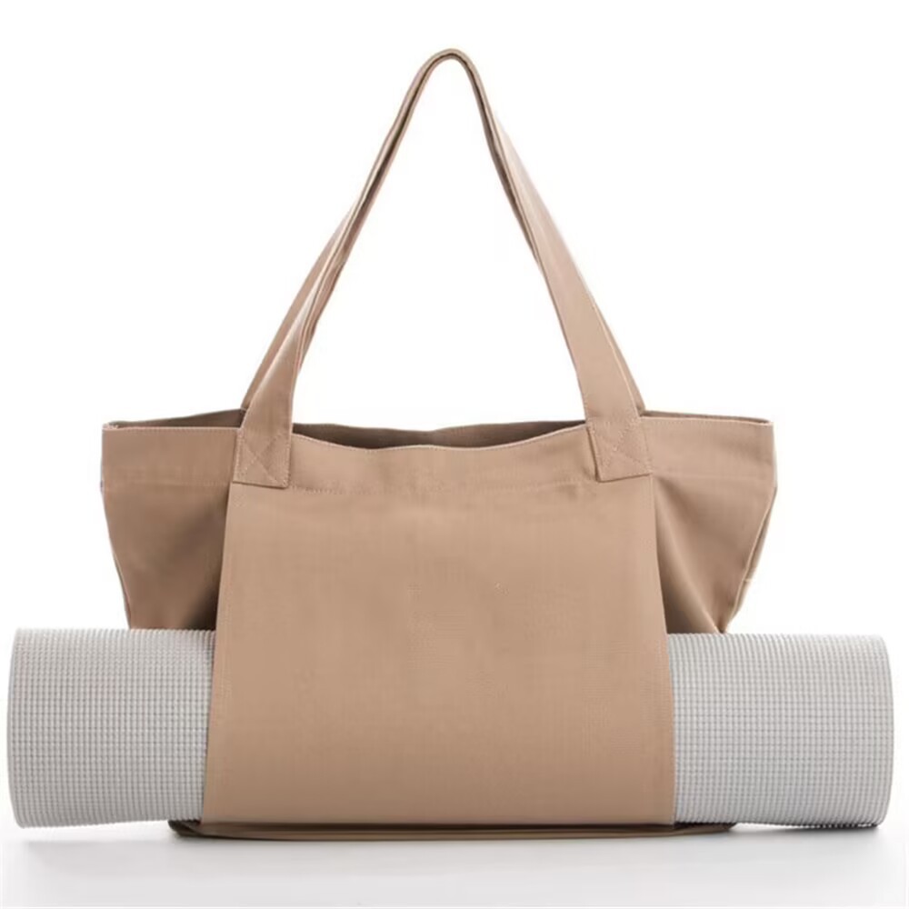 Yoga Pilates Mat Bag Canvas Handbag Outdoor Exercise Equipment Travel Yoga Mat Shoulder Bag - Image 7