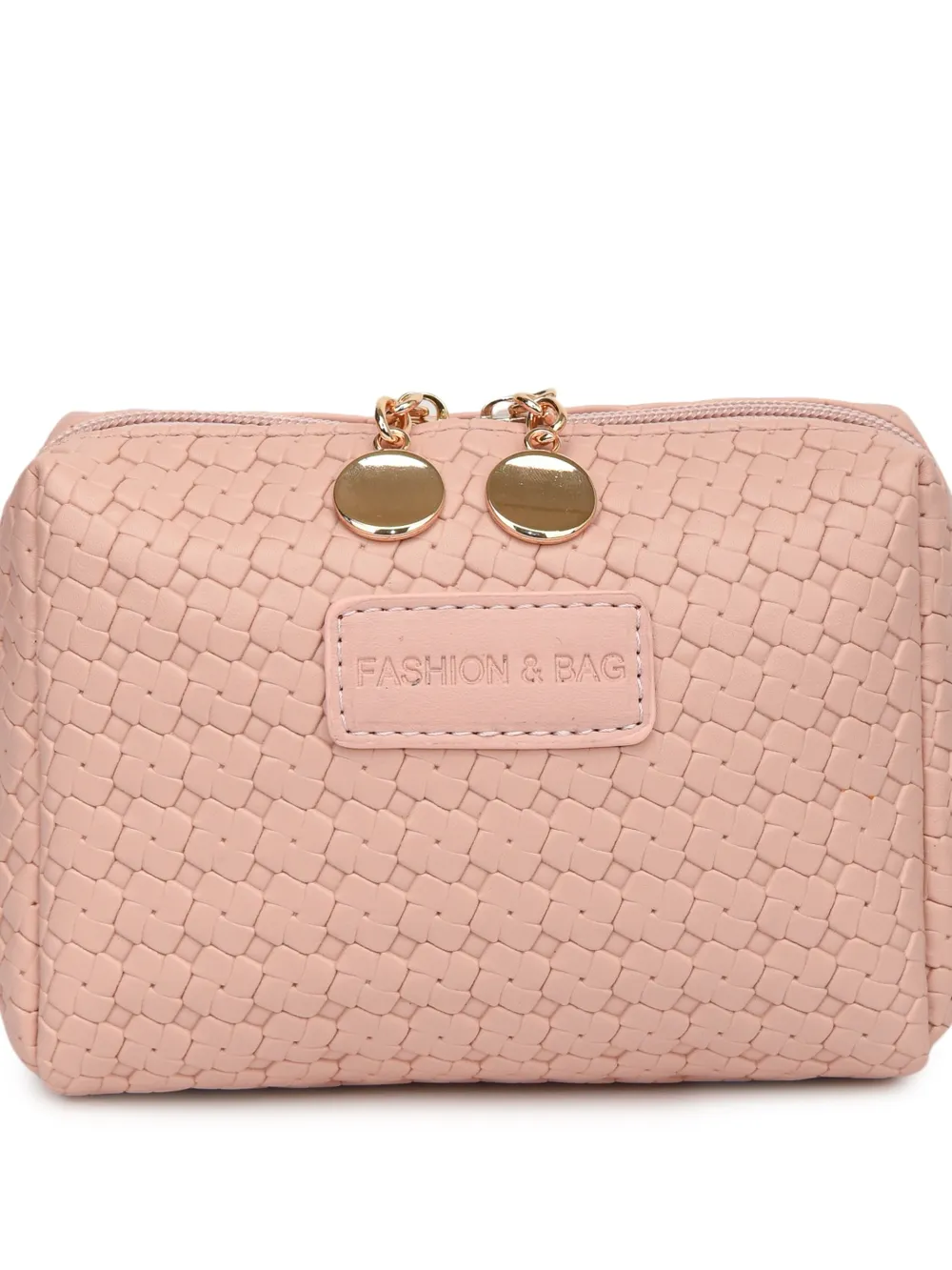 PU Leather Woven Clutch - Image 14