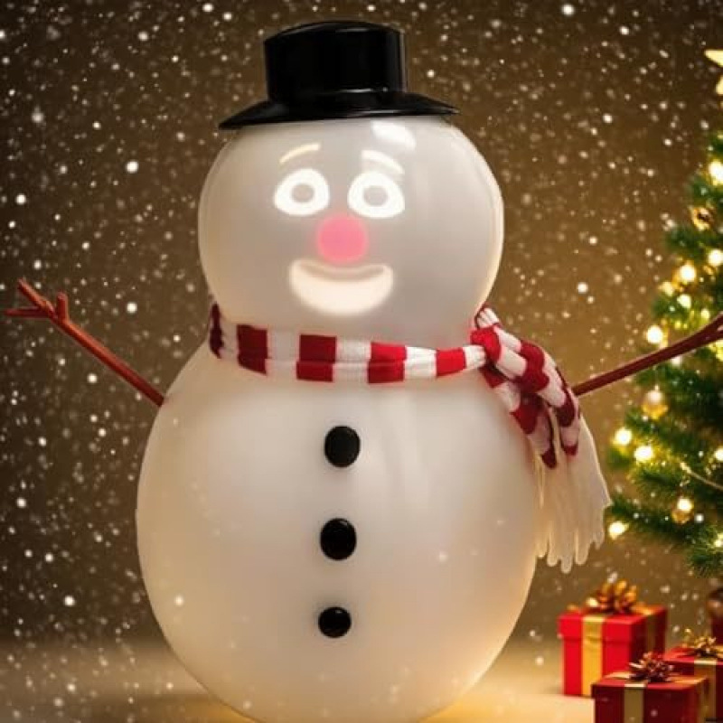 Portable Talking Animated Blinking Snowman - Image 2